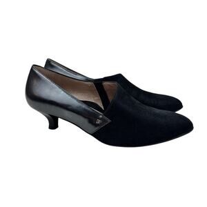 BeautiFeel Black Suede & Leather Pumps